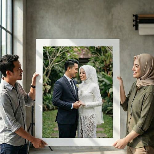 Canvas Texture Close-up - Premium Cotton 360gsm