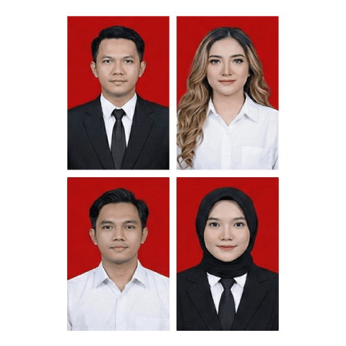 Pas foto 3x4 background merah